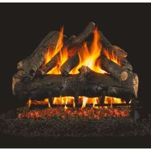   Oak Gas Log Sets with Burner Propane 24 Millivolt