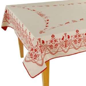  Savoie Natural Tablecloth 69x105 Rectangle