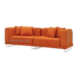 IKEA TYLOSAND 3 Seat Sofa Cover Slipcover Everod Orange  