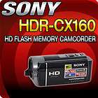 Sony HDR CX160/B Full HD 16GB Flash Memory Camcorder 027242820210 