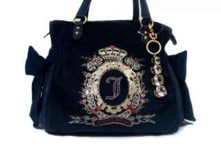   Couture Sparkle Bling Charm Cameo Logo Ms DayDreamer Tote Bag Purse