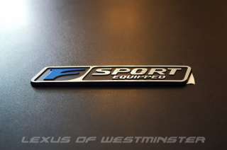 SPORT Equipped Badge IS250 IS350 GS300 GS350 Emblem Sticker Lexus 