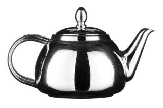 SATIN STAINLESS STEEL TEA POT CAFE LARGE CUP TABLE TOP  