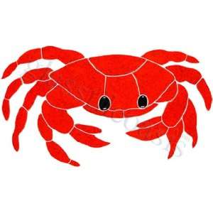   Crab Pool Accents Red Pool Glossy Ceramic   16002