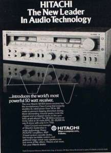 1978 Hitachi Stereo Receiver Ad  