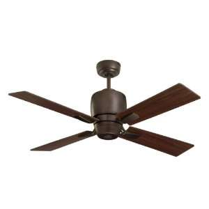   Veloce 46 Veloce 4 Blade Indoor Ceiling Fan   Remote Control, Bl