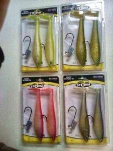 Storm Giant 7.5 in WildEye Pro Paddle Minnow Tail Musky Muskie Lures 