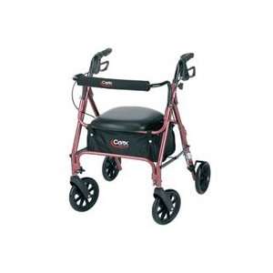  Rollator Burgundy Carex Size 4 WHEEL Health & Personal 