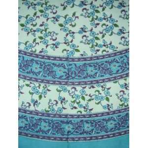  Floral Vine Tablecloth 72 Inch Round