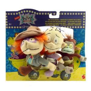  Rugrats Toon Team Featuring Chuckie, Dil & Baby Plush Dolls 