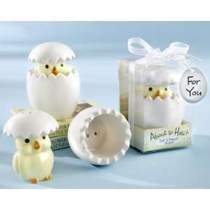   to Hatch Ceramic Baby Chick Salt & Pepper Shakers