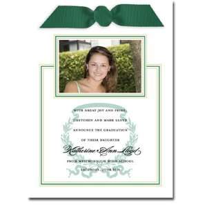 Noteworthy Collections   Graduation Invitations (Acanthus with Ribbon 