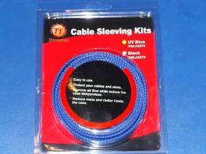 New Thermaltake UV Blue Cable Sleeving Kit A2378  