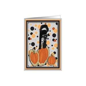  Scary Cat / Halloween Block Party Card Health & Personal 