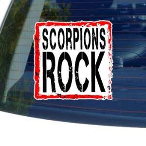  Scorpions Rock   Window Bumper Laptop Sticker Automotive