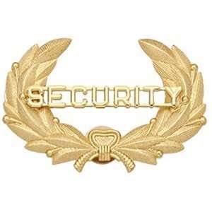  Security Hat Badge Badge (Gold)