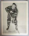   54 QUAKER OATS PHOTO TED KENNEDY TORONTO MAPLE LEAFS HOME BLADE BORDER