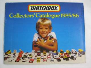 MATCHBOX COLLECTORS CATALOGUE 1985 / 86 TOY CAR RARE  