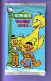 1992 Sesame Street Trading Card Pack Fresh From Box  