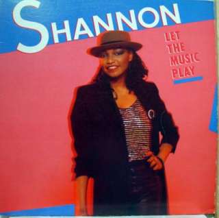 SHANNON let the music play 1984 LP mint  vinyl 90134 1  