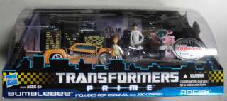   2011 NYCC TRANSFORMERS PRIME BUMBLEBEE & ARCEE COMIC CON FIGURE SET