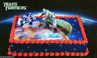 Transformers Optimus Prime & Megatron Cake Kit Topper  
