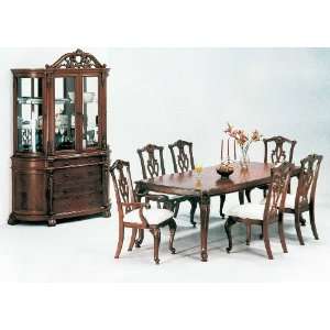   Pc Dining Set Table, 4 Side Chairs, 2 Arm Chairs