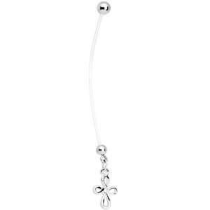  Celtic Cross Pregnant Belly Ring Jewelry