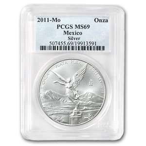  2011 1 oz Silver Mexican Libertad MS 69 PCGS Everything 