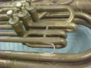 Antique 3 Valve Lincoln Professional Tuba, Ready to Play  