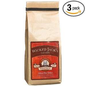 Wicked Jacks Coffee, Ground, Silver Oar Select, 12 Ounce Bags (Pack 
