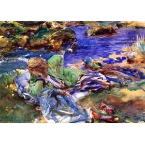  Hand Made Oil Reproduction   John Singer Sargent   32 x 22 