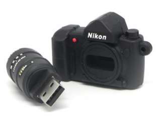   Camera Miniture/Figurine USB 2.0 Flash Drive 8GB Gift Black  