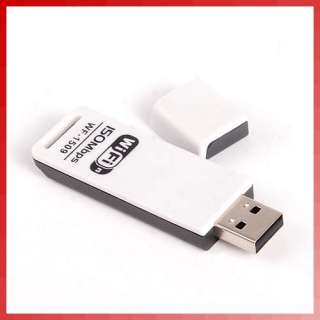 150Mbps 150M Wifi USB Wireless N LAN Networking Card Adapter 802.11 b 