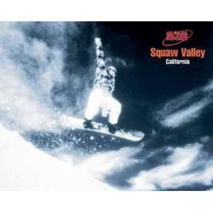  Squaw Valley Snowboarding    Print