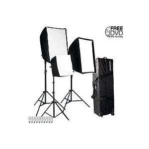   Softboxes, Stands, Fluorescent Lamps & Deluxe Travel Case Camera
