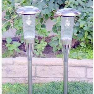   Solar Garden Tiki Lamps, Model 30810, Sold in Set of 2 Lights Patio