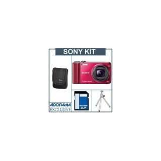  Sony Cybershot DSC H70 Digital Camera Kit   Red   with 4GB 