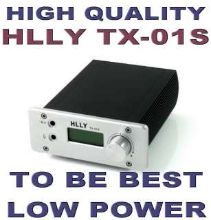 HLLY 1.5W PLL STEREO FM TRANSMITTER FM Exciter TX 01S Ship from USA in 