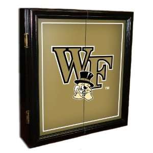   Demon Deacons Mvp Dart Cabinet W/Bristle Board