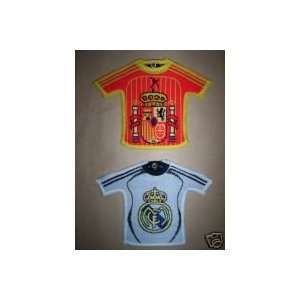  SPAIN Mini Soccer Football JERSEY Suction Cup Car NEW 