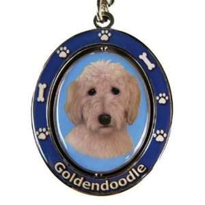  Spinning Goldendoodle Key Chain