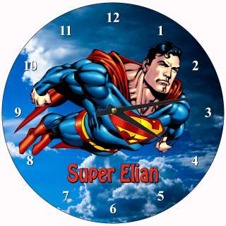 Personalized Superman Wall Clock  
