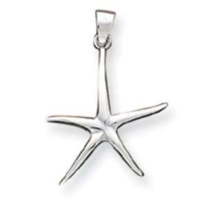  Sterling Silver Starfish Pendant Jewelry