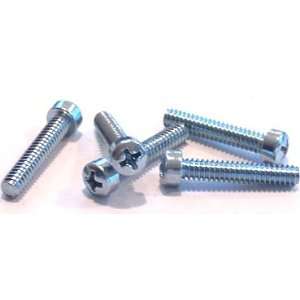 32 X 7/8 Machine Screws / Phillips / Fillister Head / Steel / Black 