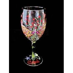 Flirty Fish Design   Wine Glass   8 oz. 