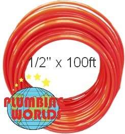 ROLL OF 1/2 X 100 ft FEET OXY PEX TUBING for PLUMBING WATER  
