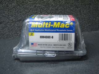 Taymac Multi Mac MM400C B Weatherproof 1 Gang Cover (4)  
