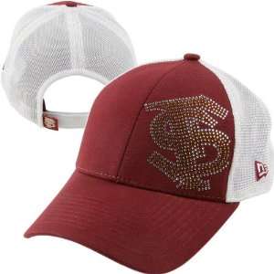   New Era Jersey Shimmer Adjustable Trucker Mesh Strapback Hat Sports