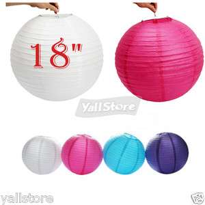 New 18 Chinese Japanese Paper Lanterns Wedding Party Decorations 